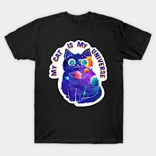 My cat is my universe T-Shirt